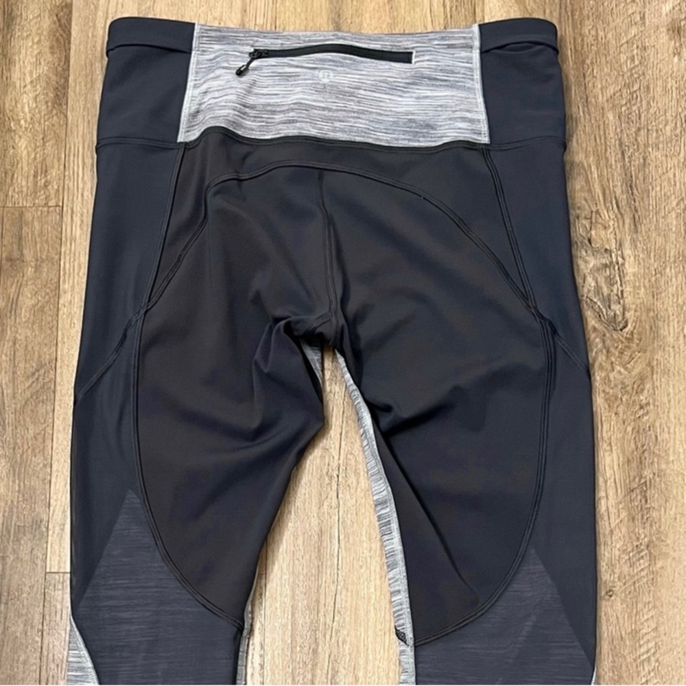 Lululemon Run With The‎ Sun Tights Black Grey - Picture 9 of 12